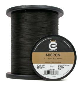 Micron Fly Line Backing Black