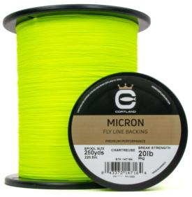 Micron Fly Line Backing Chartreuse