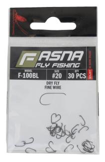Fasna F-100BL Fine Wire Dry Fly Hooks 30pc